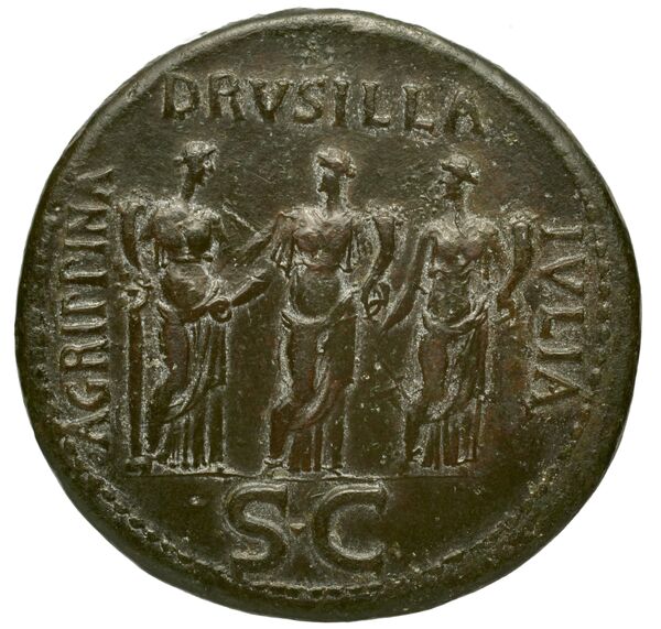 RIC I (second edition) Gaius/Caligula 33, реверс, bnf_ocre