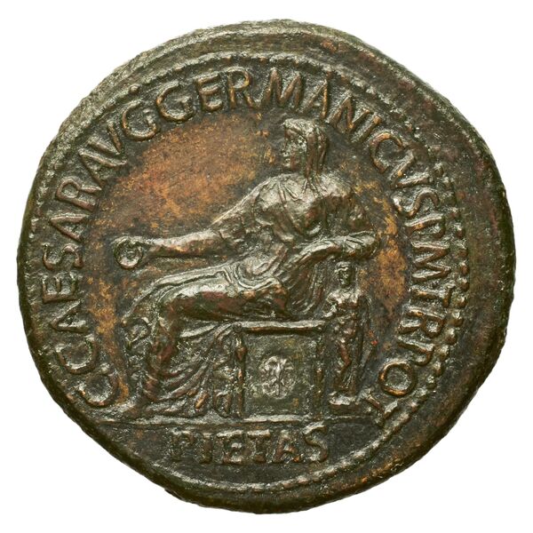 RIC I (second edition) Gaius/Caligula 36, аверс, bnf_ocre