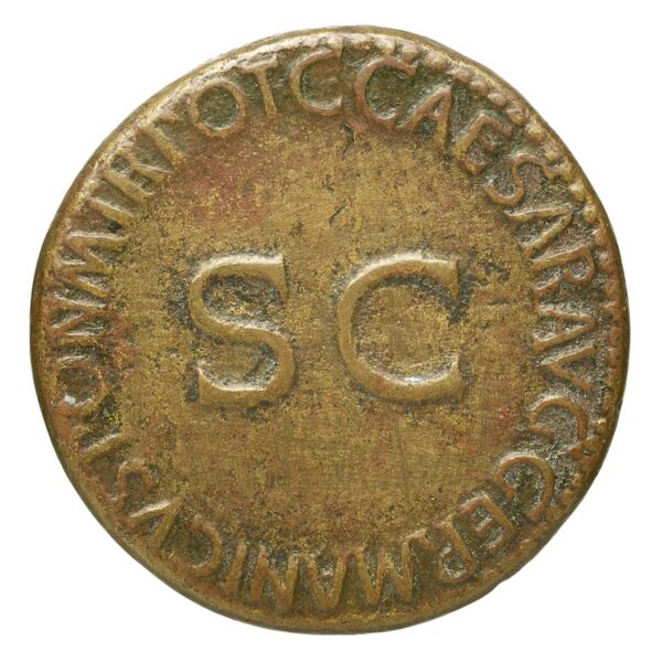 RIC I (second edition) Gaius/Caligula 34, аверс, bnf_ocre