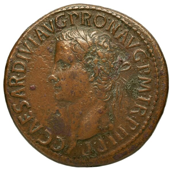 RIC I (second edition) Gaius/Caligula 40, аверс, bnf_ocre