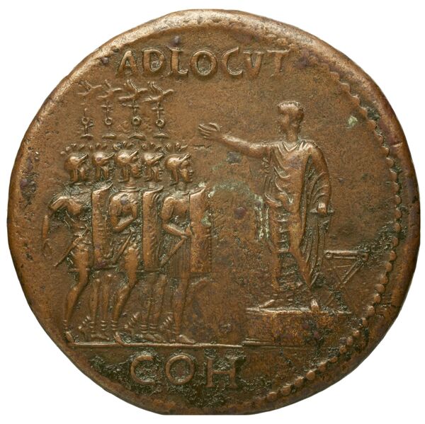 RIC I (second edition) Gaius/Caligula 40, реверс, bnf_ocre