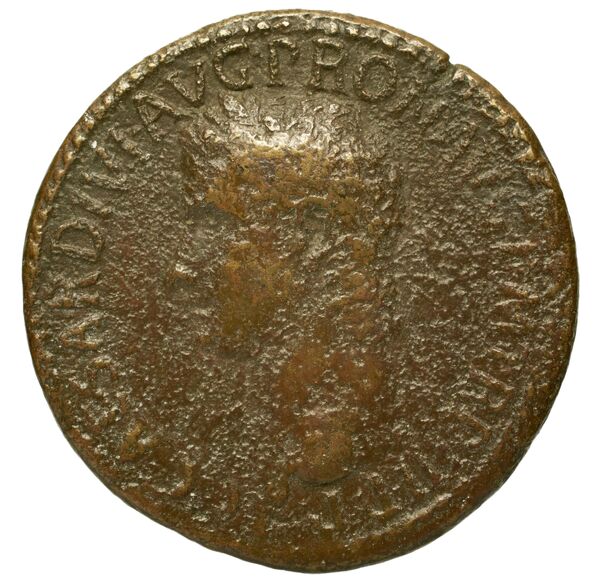 RIC I (second edition) Gaius/Caligula 46, аверс, bnf_ocre