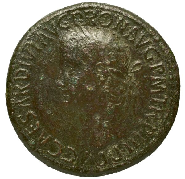RIC I (second edition) Gaius/Caligula 46, аверс, bnf_ocre