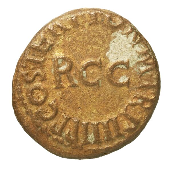 RIC I (second edition) Gaius/Caligula 52, реверс, bnf_ocre