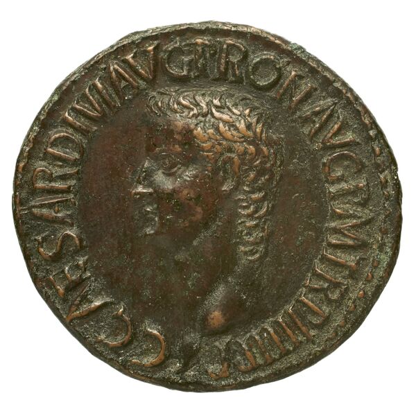 RIC I (second edition) Gaius/Caligula 54, аверс, bnf_ocre