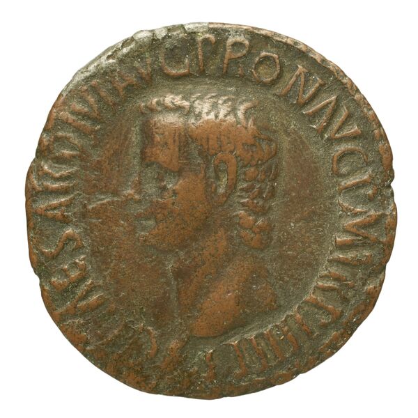 RIC I (second edition) Gaius/Caligula 54, аверс, bnf_ocre