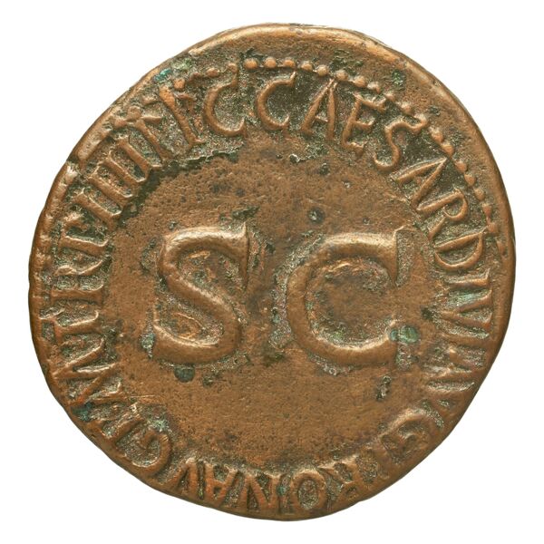 RIC I (second edition) Gaius/Caligula 50, реверс, bnf_ocre