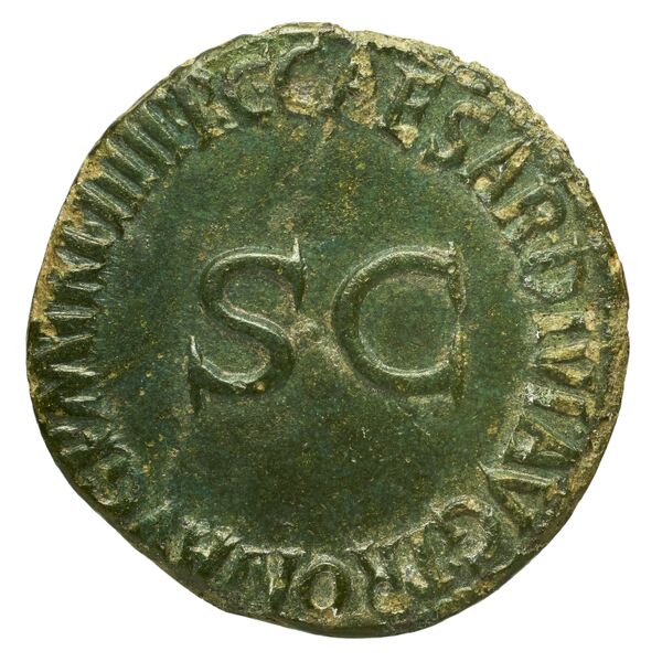 RIC I (second edition) Gaius/Caligula 50, реверс, bnf_ocre