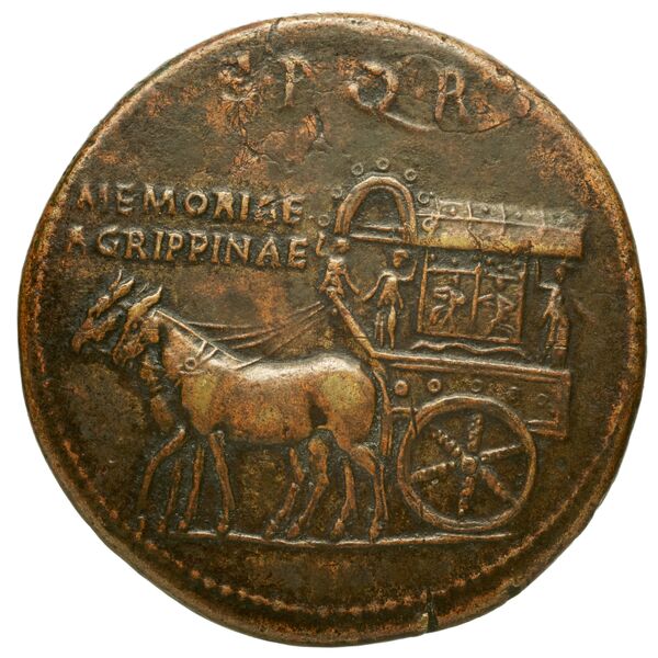 RIC I (second edition) Gaius/Caligula 55, реверс, bnf_ocre