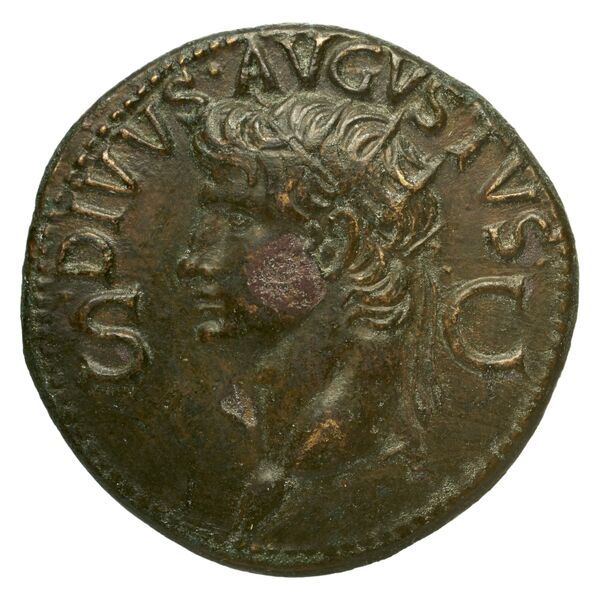 RIC I (second edition) Gaius/Caligula 56, аверс, bnf_ocre