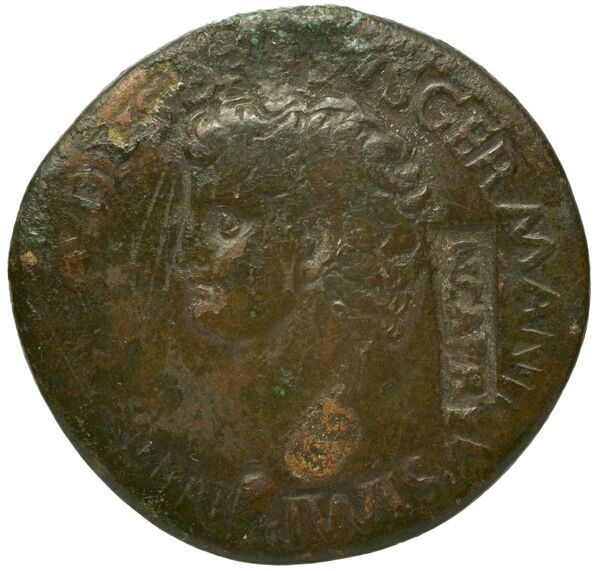RIC I (second edition) Claudius 93, аверс, bnf_ocre