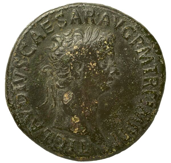 RIC I (second edition) Claudius 114, аверс, bnf_ocre