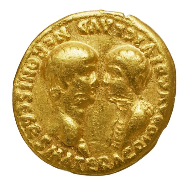 RIC I (second edition) Nero 1, аверс, bnf_ocre