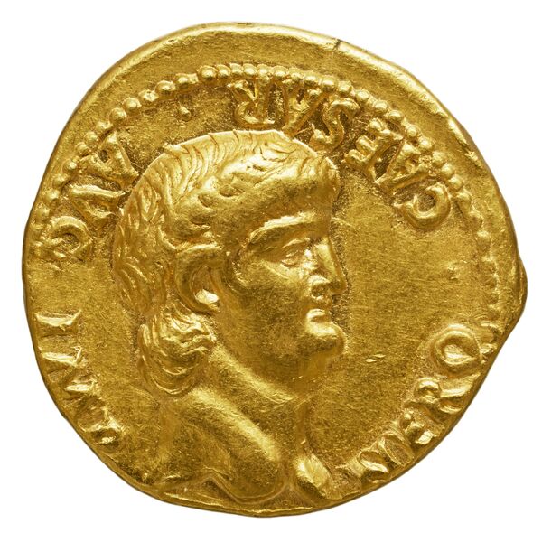 RIC I (second edition) Nero 40, аверс, BnF (Bibliothèque nationale de France)