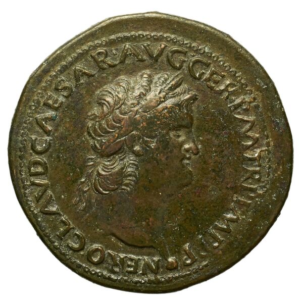 RIC I (second edition) Nero 387, аверс, bnf_ocre