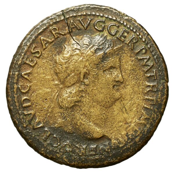 RIC I (second edition) Nero 438, аверс, bnf_ocre