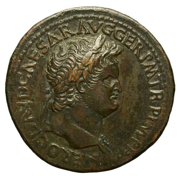 RIC I (second edition) Nero 440, аверс, bnf_ocre