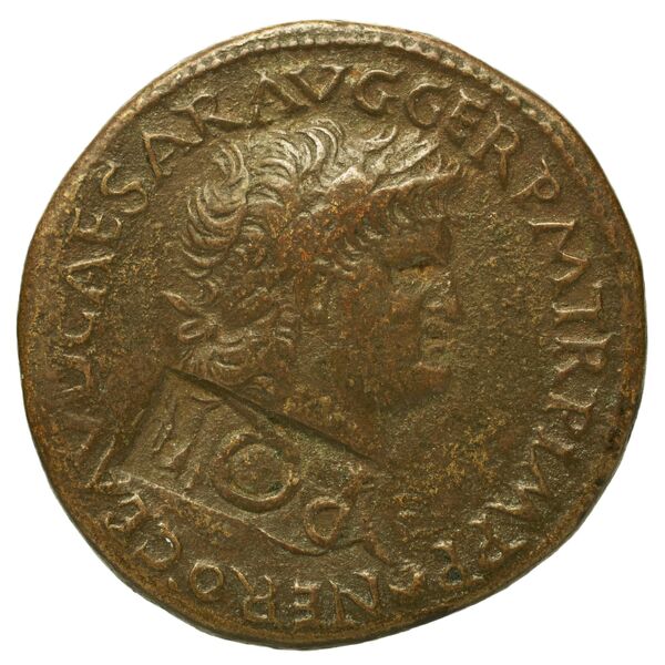 RIC I (second edition) Nero 409, аверс, bnf_ocre