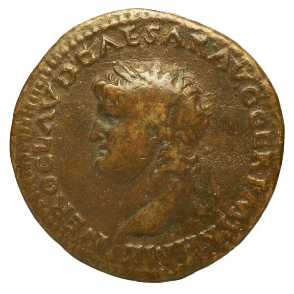 RIC I (second edition) Nero 410, аверс, bnf_ocre