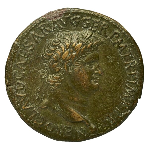 RIC I (second edition) Nero 411, аверс, bnf_ocre