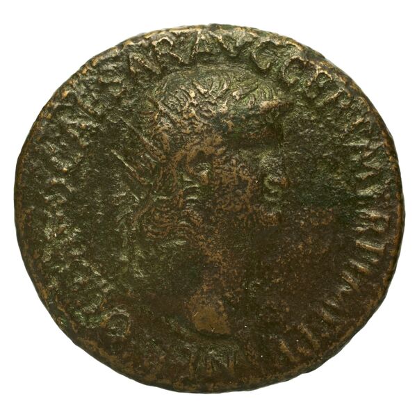 RIC I (second edition) Nero 402, аверс, bnf_ocre