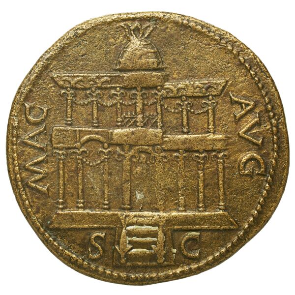 RIC I (second edition) Nero 402, реверс, bnf_ocre
