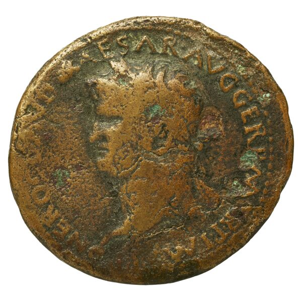 RIC I (second edition) Nero 412, аверс, bnf_ocre