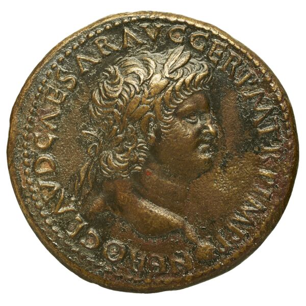 RIC I (second edition) Nero 447, аверс, bnf_ocre