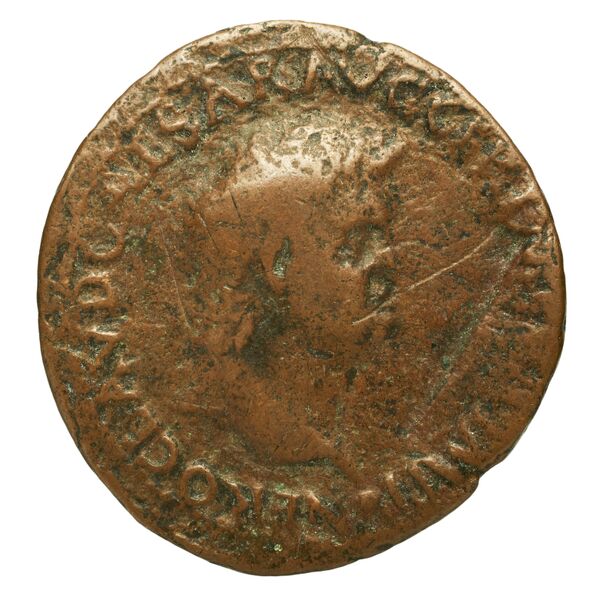RIC I (second edition) Nero 464, аверс, bnf_ocre