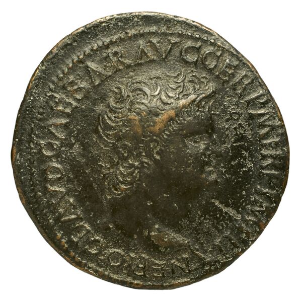 RIC I (second edition) Nero 460, аверс, bnf_ocre