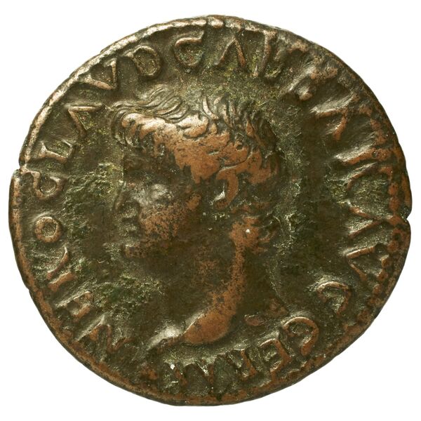 RIC I (second edition) Nero 480, аверс, bnf_ocre
