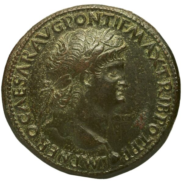 RIC I (second edition) Nero 509, аверс, bnf_ocre