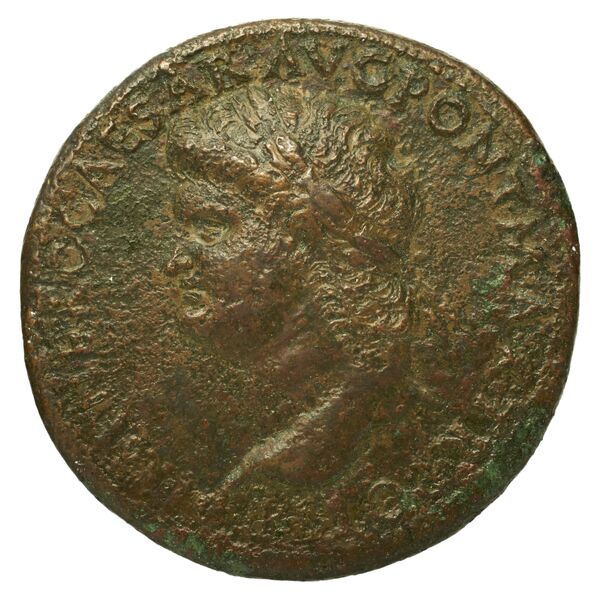RIC I (second edition) Nero 508, аверс, bnf_ocre