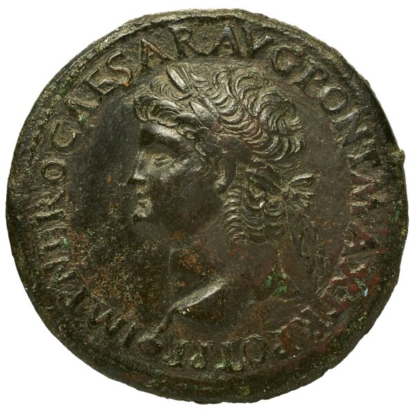 RIC I (second edition) Nero 517, аверс, bnf_ocre
