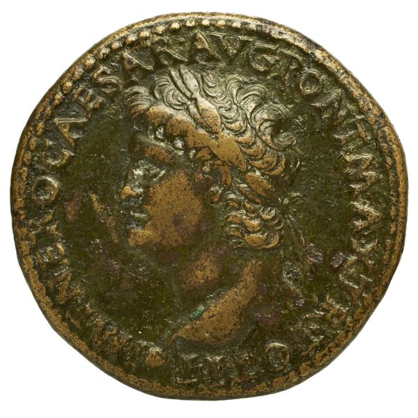 RIC I (second edition) Nero 500, аверс, bnf_ocre