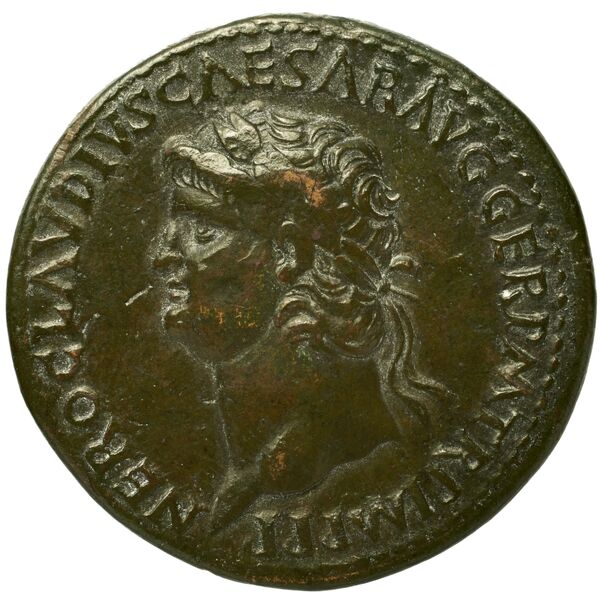 RIC I (second edition) Nero 500, аверс, bnf_ocre
