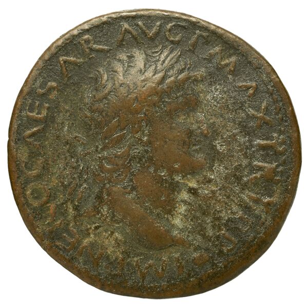 RIC I (second edition) Nero 579, аверс, bnf_ocre