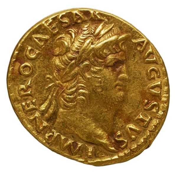 RIC I (second edition) Nero 63, аверс, bnf_ocre