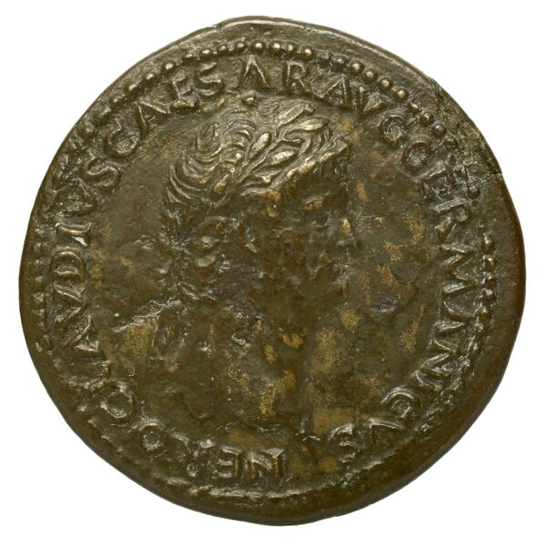 RIC I (second edition) Nero 122, obverse, bnf_ocre