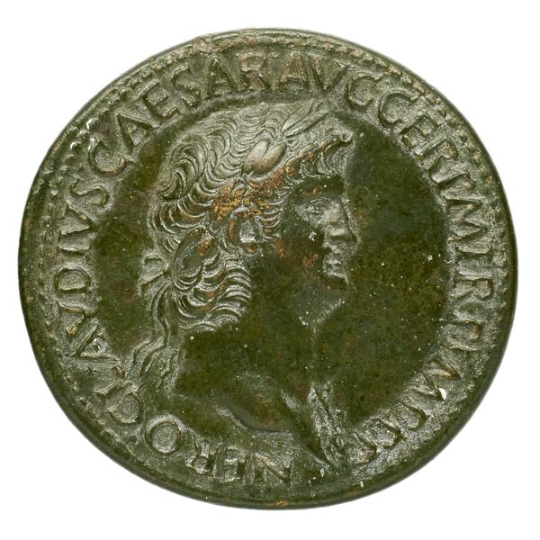 RIC I (second edition) Nero 170, аверс, bnf_ocre