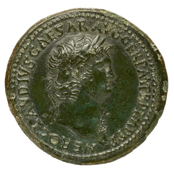 RIC I (second edition) Nero 165, аверс, bnf_ocre