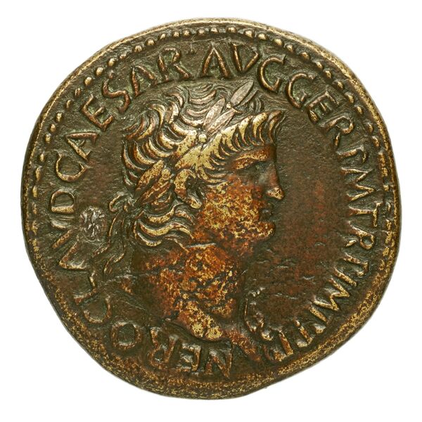 RIC I (second edition) Nero 178, аверс, bnf_ocre