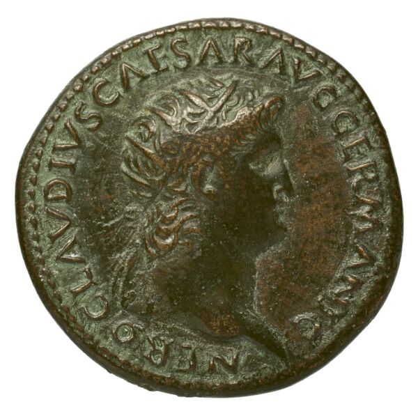 RIC I (second edition) Nero 211, аверс, bnf_ocre