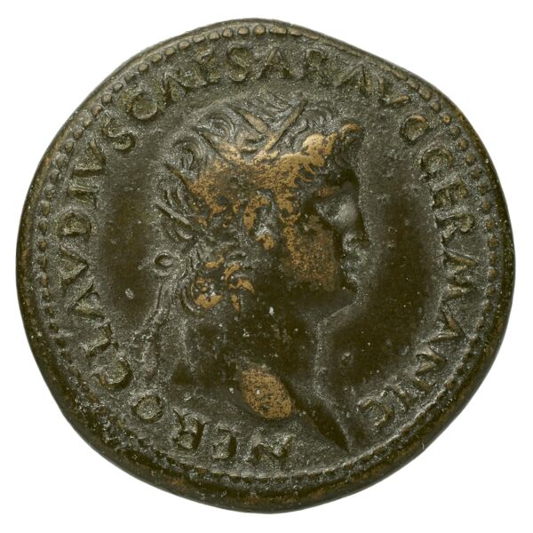 RIC I (second edition) Nero 211, аверс, bnf_ocre