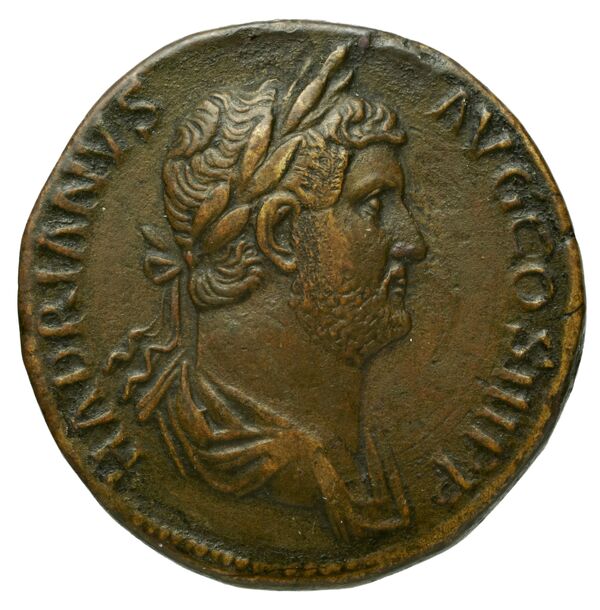 RIC II, Part 3 (second edition) Hadrian 1796, аверс, bnf_ocre