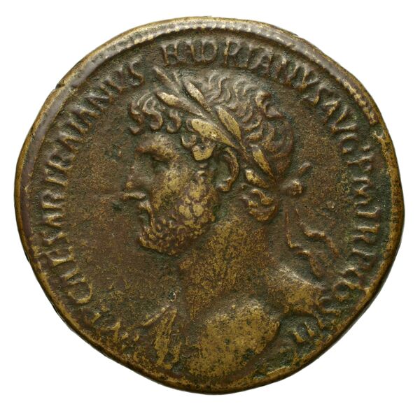 RIC II, Part 3 (second edition) Hadrian 412, аверс, bnf_ocre