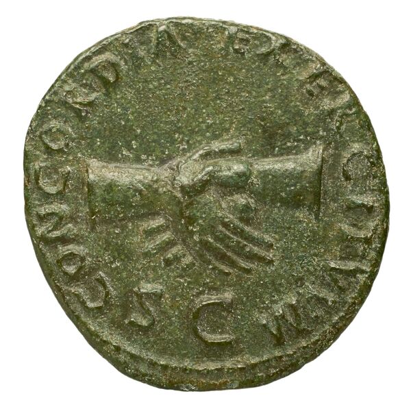 RIC II Nerva 69, реверс, bnf_ocre