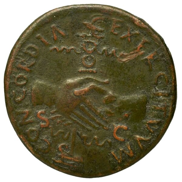 RIC II Nerva 80, реверс, bnf_ocre