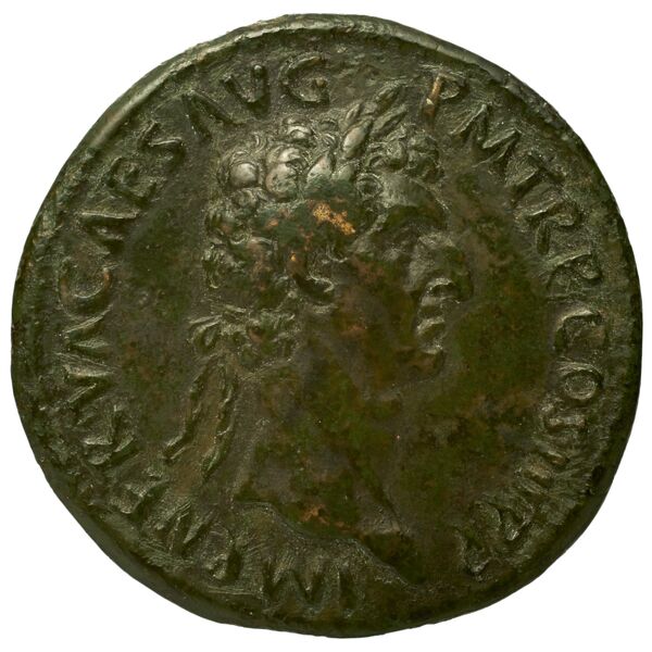 RIC II Nerva 86 (sestertius), аверс, bnf_ocre
