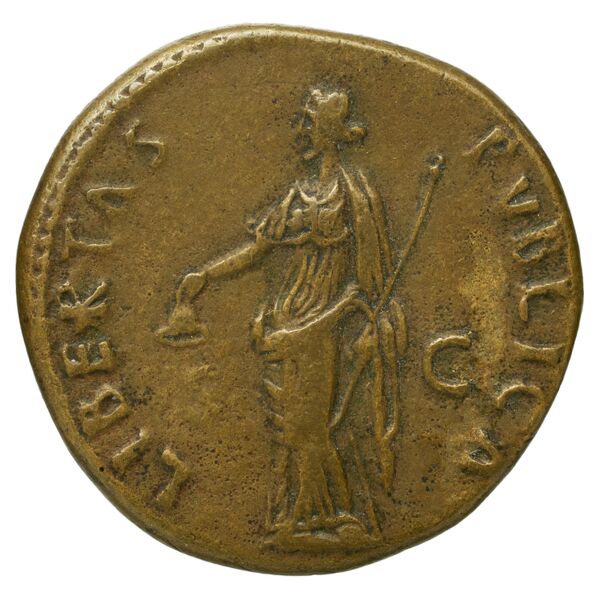 RIC II Nerva 87, реверс, bnf_ocre
